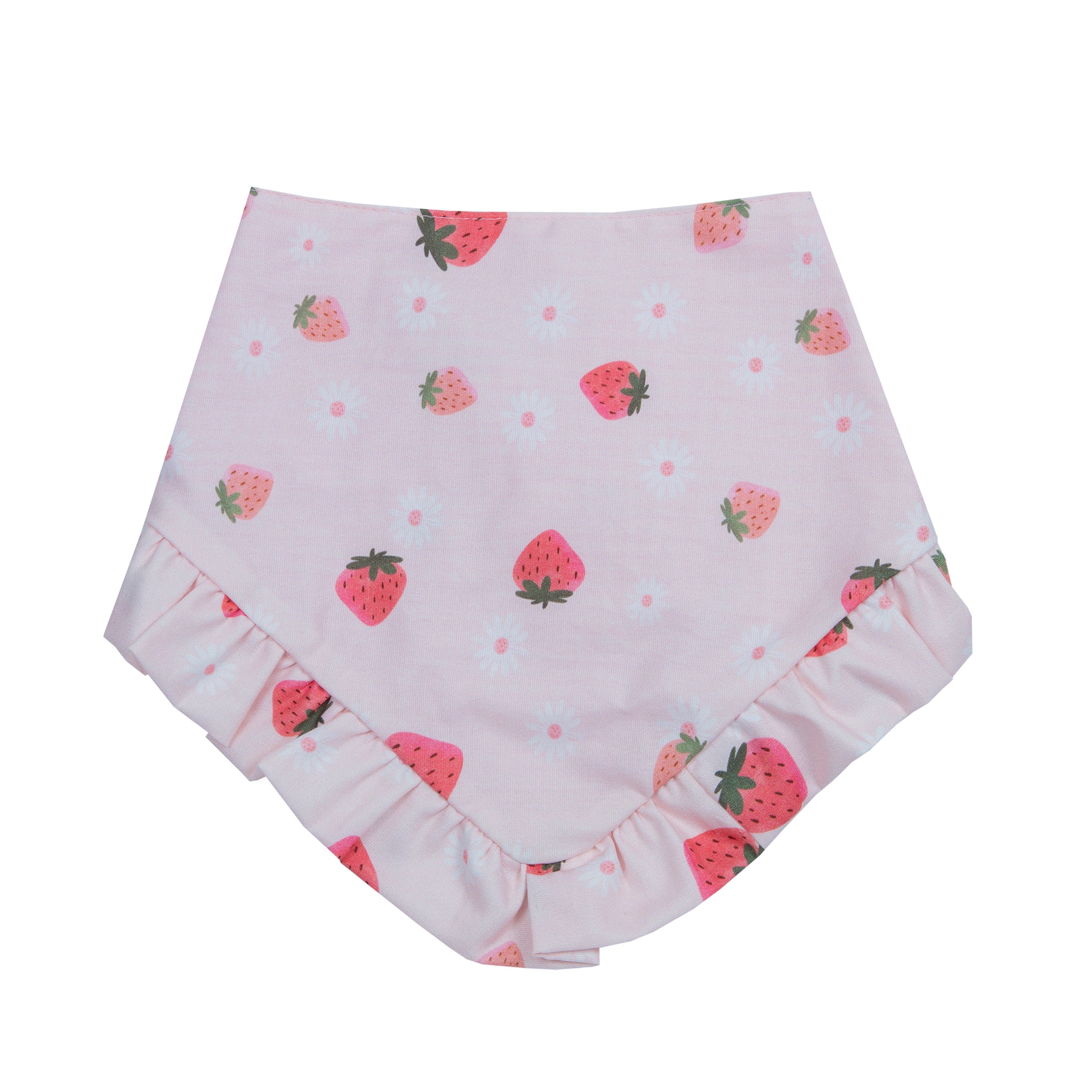 Pet Bandana Strawberry Field Skirt / Ruffle | Sunny Days Collection - Summer (Reversible) image 0