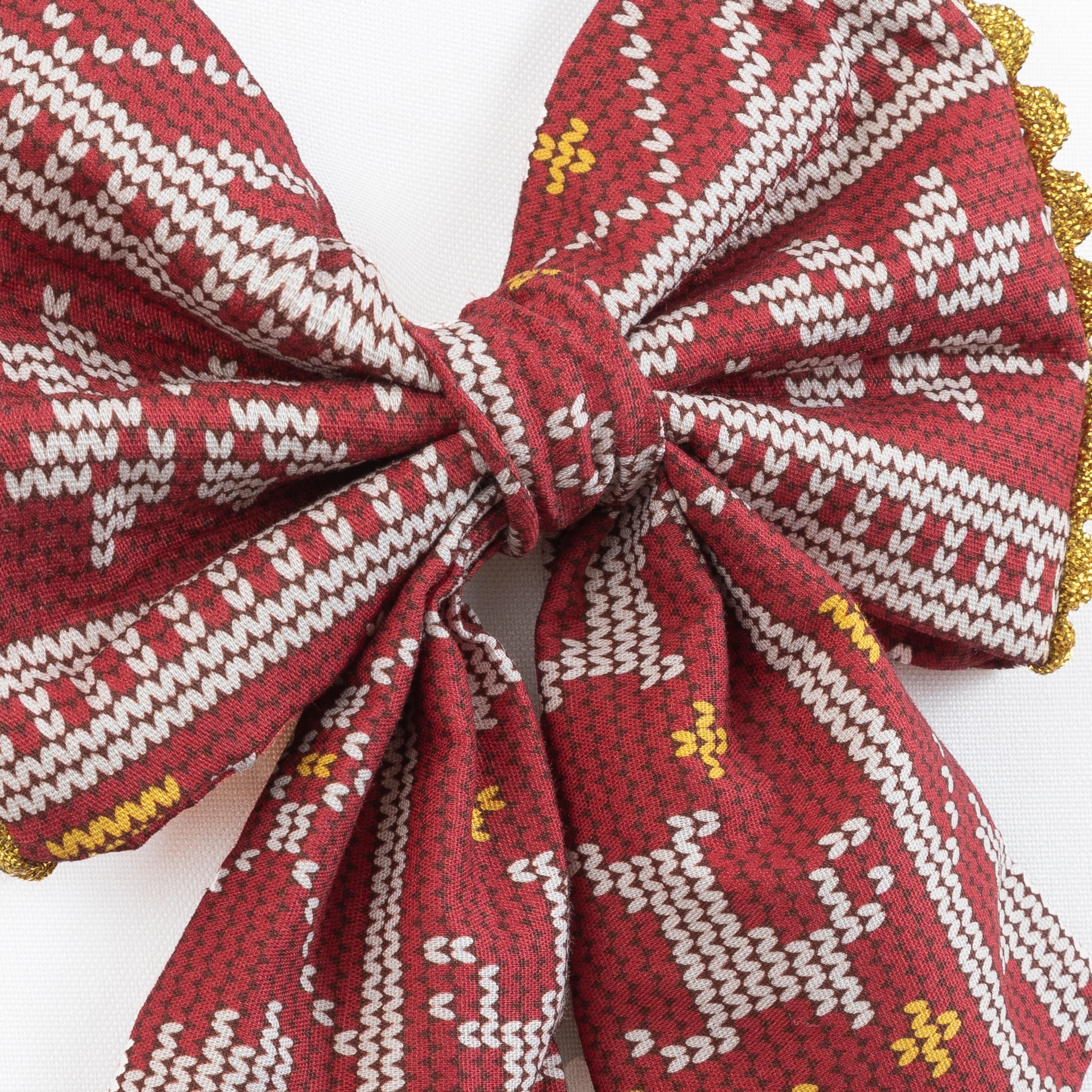 Christmas Dog Bow Holiday Flair |  (Slip on collar) image 1